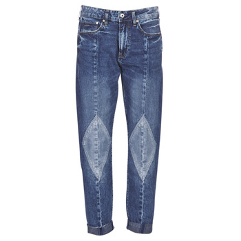 Clothing Women Boyfriend jeans G-Star Raw 3301-L MID BOYFRIEND DIAMOND Blue / Light / Vintage / Aged