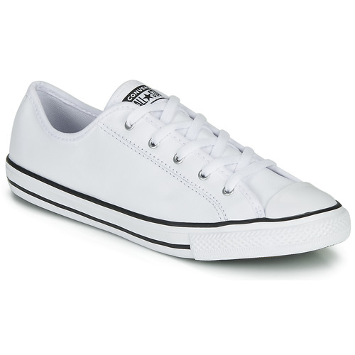 Gemeenten top Gangster Converse CHUCK TAYLOR ALL STAR DAINTY GS LEATHER OX White - Free delivery |  Spartoo NET ! - Shoes Low top trainers Women USD/$70.40