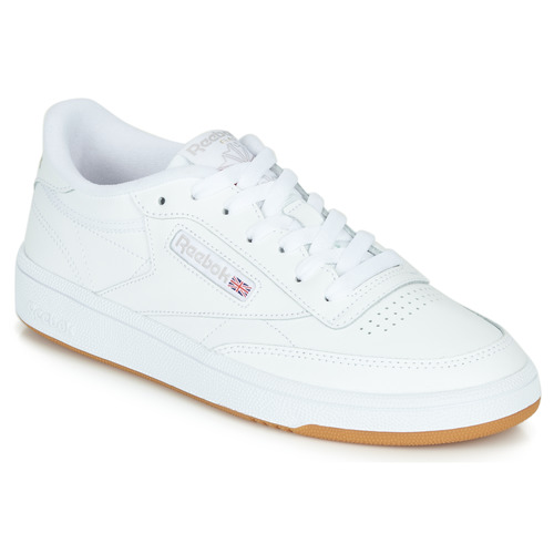 Reebok Classic CLUB 85 White - delivery | Spartoo NET ! Shoes Low top trainers Women USD/$75.20