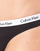 Underwear Women G-strings / Thongs Calvin Klein Jeans CAROUSEL THONG X 3 Black