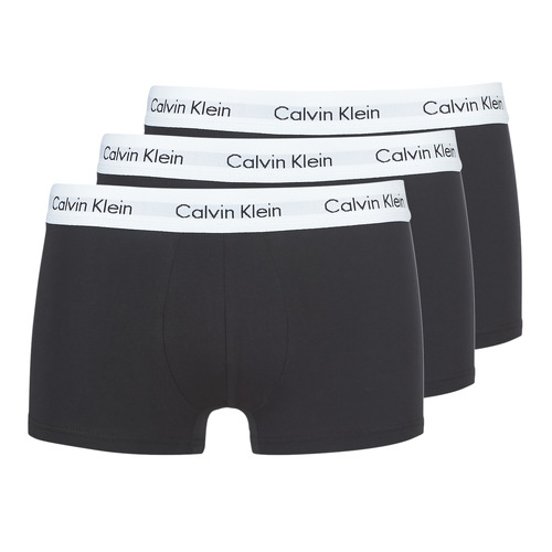 Precious whale Step Calvin Klein Jeans COTTON STRECH LOW RISE TRUNK X 3 Black - Free delivery |  Spartoo NET ! - Underwear Boxer shorts Men USD/$46.50