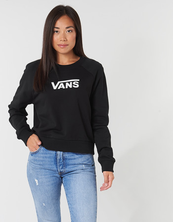 material Women sweaters Vans FLYING V FT BOXY CREW Black
