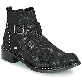 Shoes Women Mid boots Regard ROALA V1 CROSTE SERPENTE PRETO Black