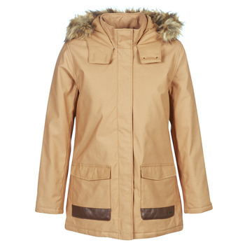 material Women Parkas Roxy TRAVELLING WEST Brown