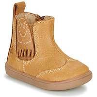 Shoes Boy Mid boots Citrouille et Compagnie LOKO Camel