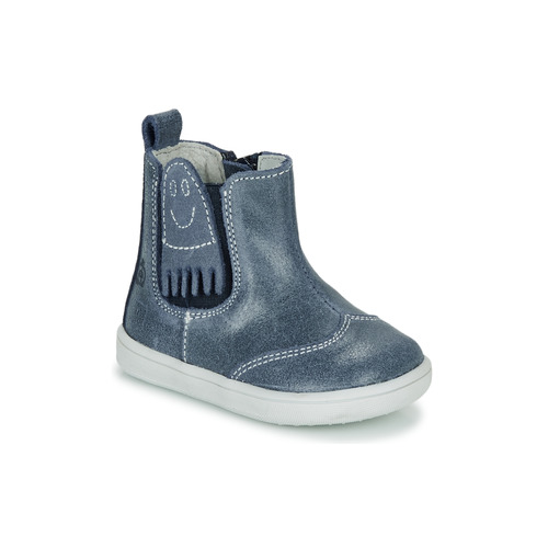 Shoes Boy Mid boots Citrouille et Compagnie LESKIMO Blue