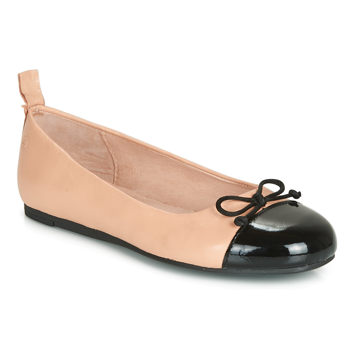 Shoes Girl Ballerinas Citrouille et Compagnie LIOGE Nude / Black