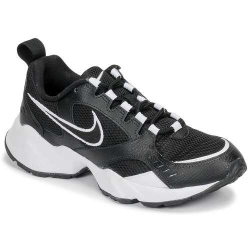 nike air heights trainers in black