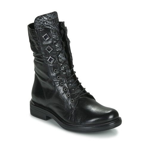 De kamer schoonmaken Gemiddeld server Mjus CAFE METAL Black / Python - Free delivery | Spartoo NET ! - Shoes Mid  boots Women USD/$197.50