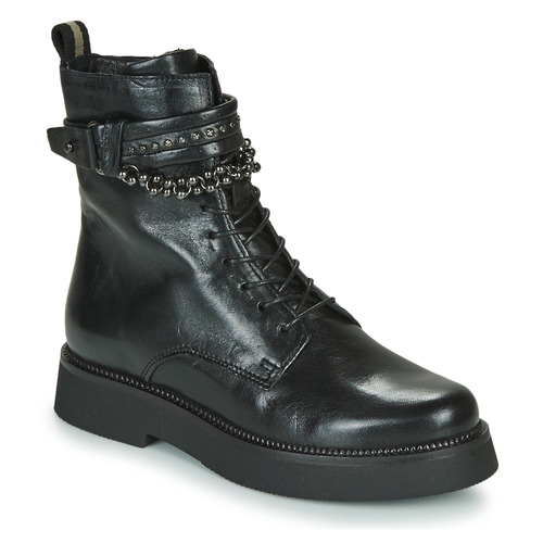 spanning Sprong Plunderen Mjus TRIPLE STRAP Black - Free delivery | Spartoo NET ! - Shoes Mid boots  Women USD/$175.50