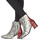 Shoes Women Ankle boots Gioseppo NEUBURG Python / Bordeaux