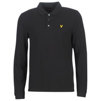 material Men long-sleeved polo shirts Lyle & Scott LP400VB-574 Black