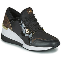 Shoes Women Low top trainers MICHAEL Michael Kors LIV TRAINER Black / Brown