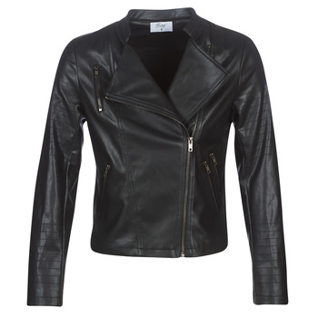 Clothing Women Leather jackets / Imitation le Moony Mood LAVINE Black
