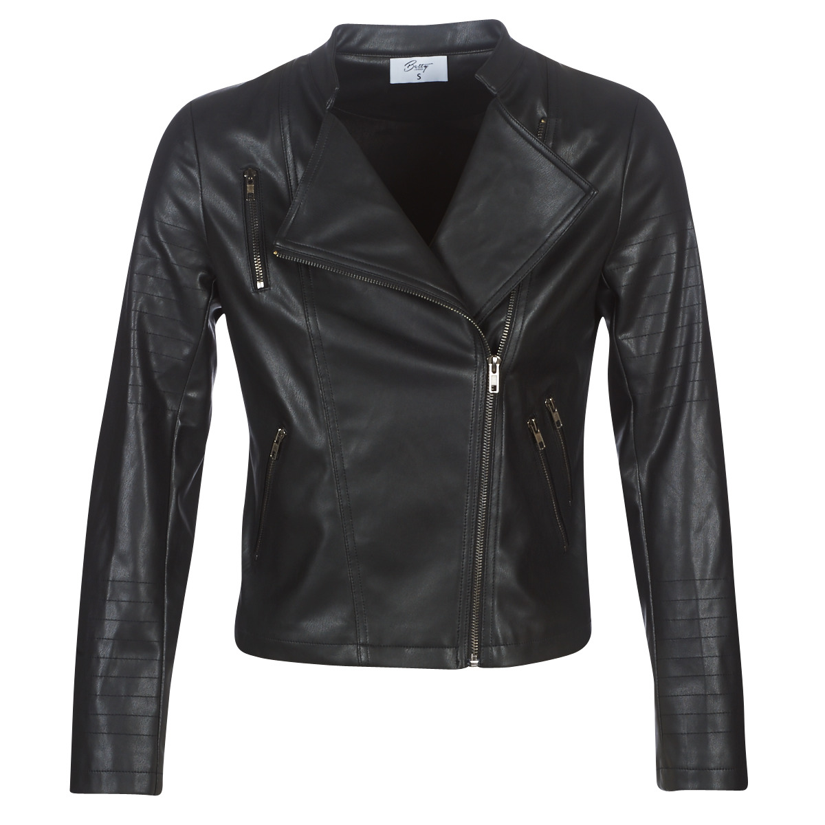 Clothing Women Leather jackets / Imitation le Moony Mood LAVINE Black