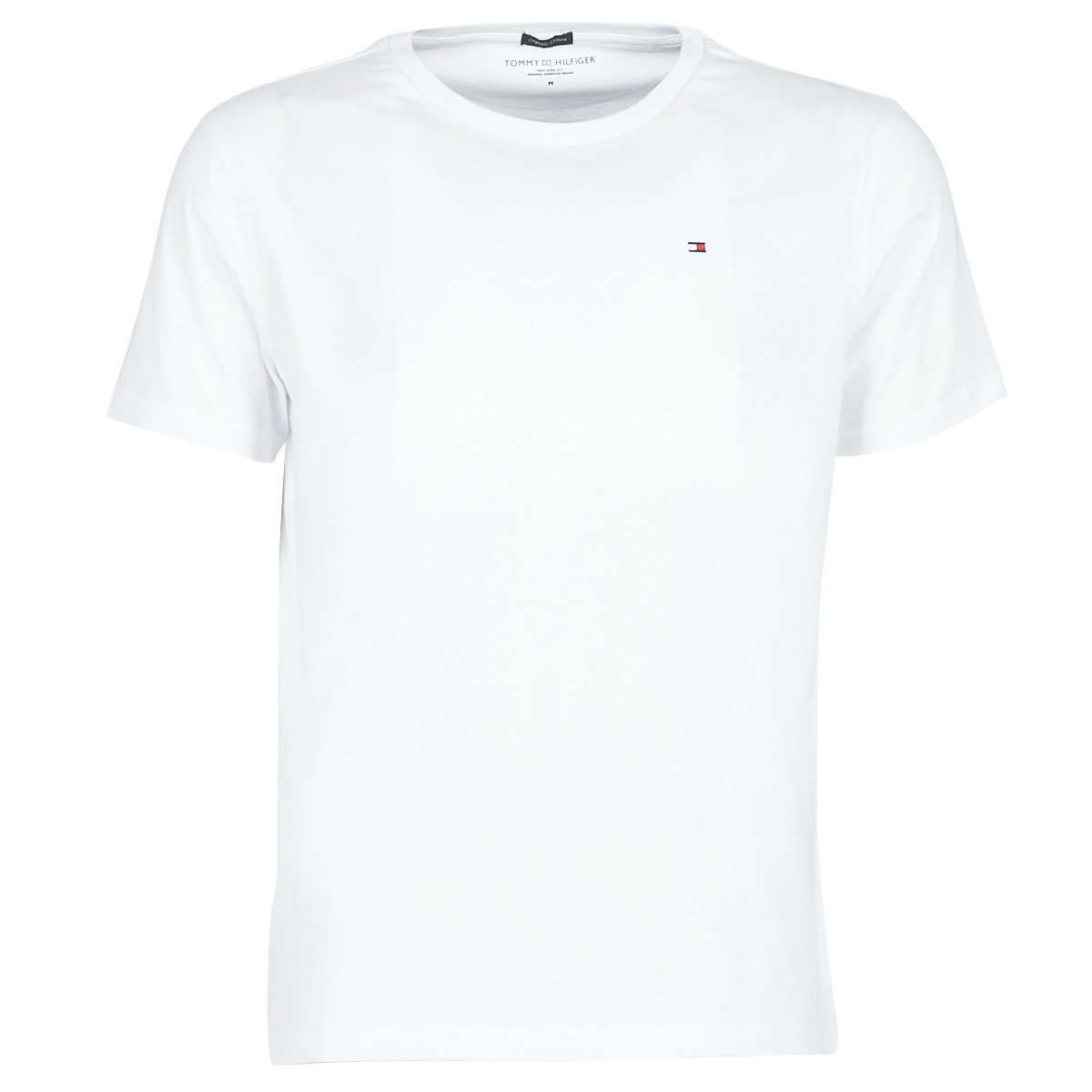 short-sleeved COTTON Free Men NET t-shirts SLEEPWEAR-2S87904671 Clothing Spartoo ! White | delivery Hilfiger Tommy - - ICON
