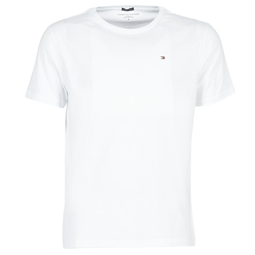 Tommy Hilfiger COTTON ICON SLEEPWEAR-2S87904671 White - Free delivery |  Spartoo NET ! - Clothing short-sleeved t-shirts Men