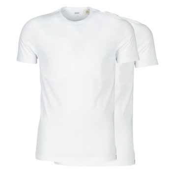 material Men short-sleeved t-shirts Levi's SLIM 2PK CREWNECK 1 White