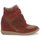 Shoes Women High top trainers Meline IMTEK BIS Brown / Red
