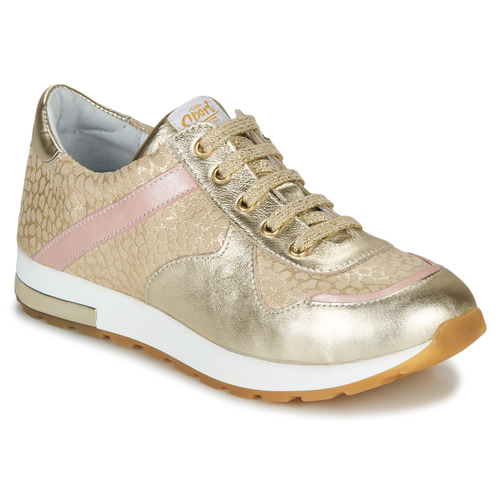 Shoes Girl Low top trainers GBB LELIA Beige / Gold