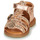 Shoes Girl Sandals GBB CARETTE Pink / Gold