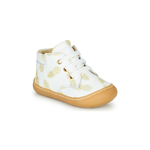 Shoes Girl High top trainers GBB ATARINA White / Gold