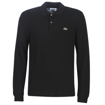 Clothing Men long-sleeved polo shirts Lacoste L1312 Black