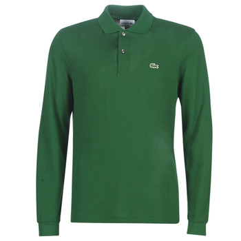 material Men long-sleeved polo shirts Lacoste L1312 Green