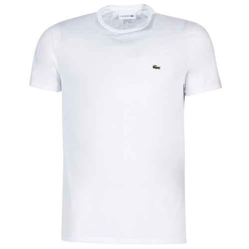 Helt vildt gennemse Der er en tendens Lacoste TH6709 White - Free delivery | Spartoo NET ! - Clothing  short-sleeved t-shirts Men USD/$69.00
