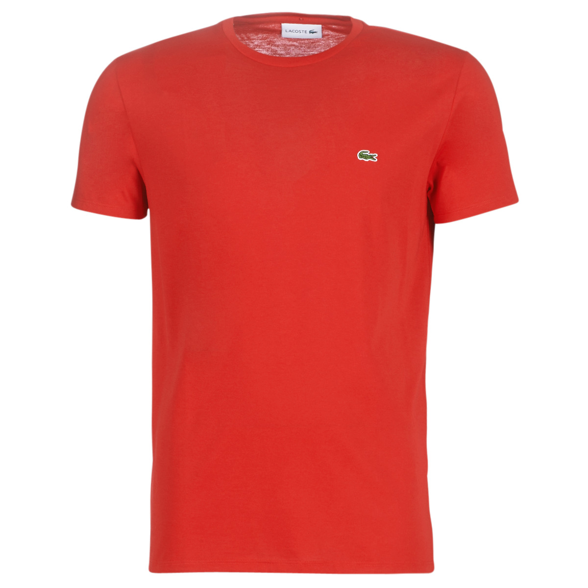 maske salon Bryggeri Lacoste TH6709 Red - Free delivery | Spartoo NET ! - Clothing short-sleeved  t-shirts Men USD/$63.50