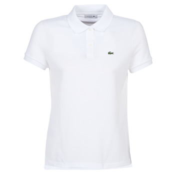 material Women short-sleeved polo shirts Lacoste PF7839 White