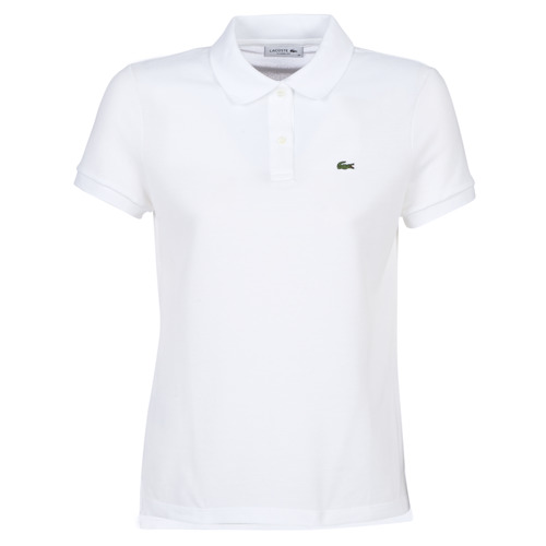 Clothing Women short-sleeved polo shirts Lacoste PF7839 White