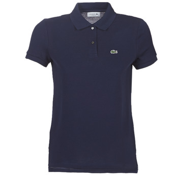 material Women short-sleeved polo shirts Lacoste PF7839 Marine