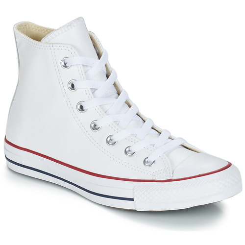 Converse Chuck Taylor All Star CORE LEATHER HI White - Free delivery | Spartoo NET - Shoes High top trainers USD/$94.00