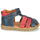 Shoes Boy Sandals GBB MACARON Marine / Red