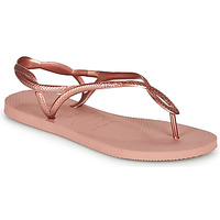 Shoes Women Sandals Havaianas LUNA Pink / Gold