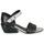 Shoes Women Sandals Fru.it LEMMINE Black / White