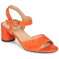 Shoes Women Sandals Geox D ORTENSIA MID SANDA Orange