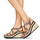 Shoes Women Sandals Geox D PONZA Brown / Black