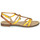 Shoes Women Sandals JB Martin 1GRIOTTES Yellow / Brown