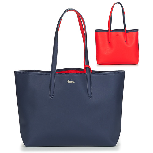 Bags Women Shopper bags Lacoste ANNA Marine / Red
