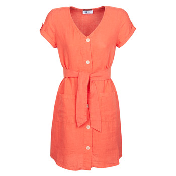 material Women Short Dresses One Step RONIN Orange