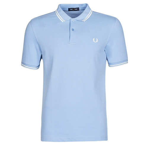 Clothing Men short-sleeved polo shirts Fred Perry TWIN TIPPED FRED PERRY SHIRT Blue