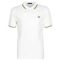material Men short-sleeved polo shirts Fred Perry TWIN TIPPED FRED PERRY SHIRT White