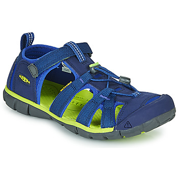 Shoes Children Sandals Keen SEACAMP II CNX Blue / Green