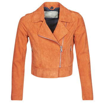 Clothing Women Leather jackets / Imitation le Oakwood KEREN Rust