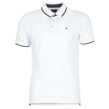 Clothing Men short-sleeved polo shirts Jack & Jones  White