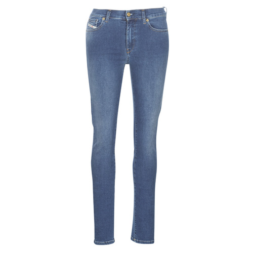 material Women slim jeans Diesel D-ROISIN Blue