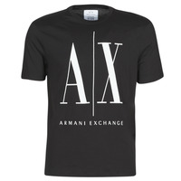 material Men short-sleeved t-shirts Armani Exchange HULO Black