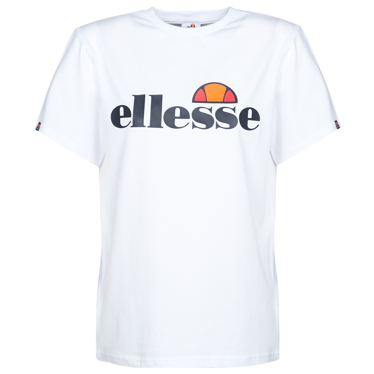 short-sleeved delivery Clothing White Women ! t-shirts - ALBANY Spartoo Free Ellesse NET | -